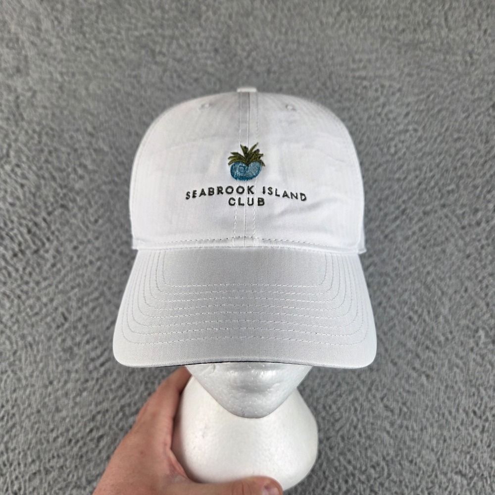 Seabrook Island Club Nike‎ Lightweight White Adjustable Baseball Cap Hat